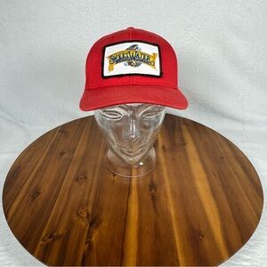 Sweet Wanderer Red Cap with Logo Patch